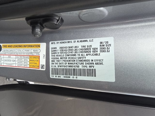2021 Honda Pilot Special Edition
