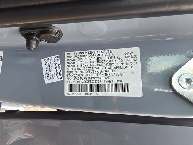 2023 Honda Ridgeline RTL