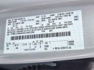 2025 Ford Escape ST-Line Select