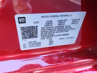 2026 Chevrolet Silverado 2500 HD LTZ