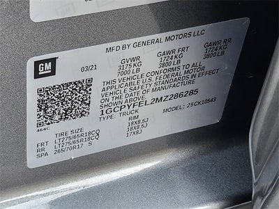 2021 Chevrolet Silverado 1500 LT Trail Boss