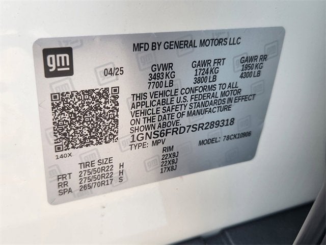 2025 Chevrolet Suburban Premier