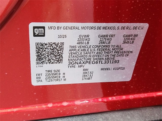 2026 Chevrolet Equinox LT