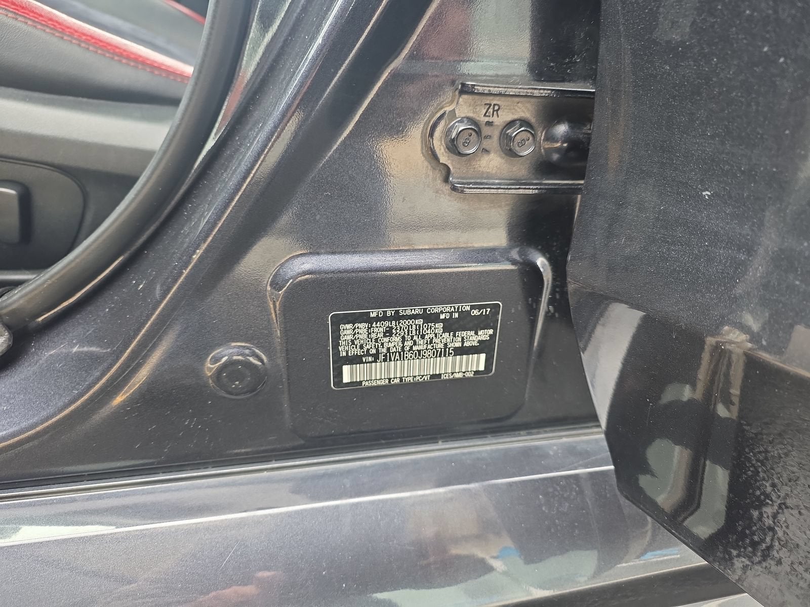 2018 Subaru WRX Premium