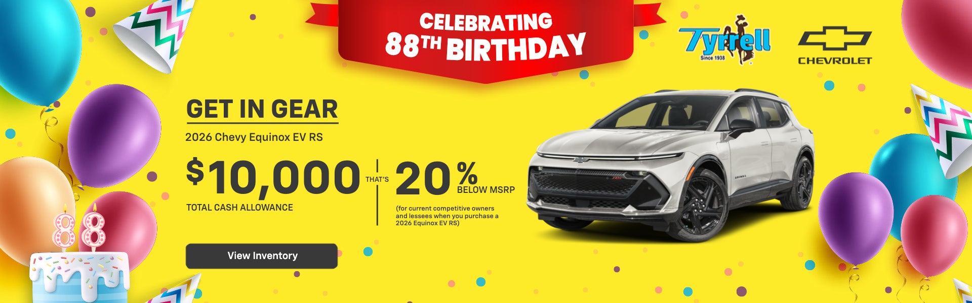 GET IN GEAR 2026 Chevy Equinox EV RS