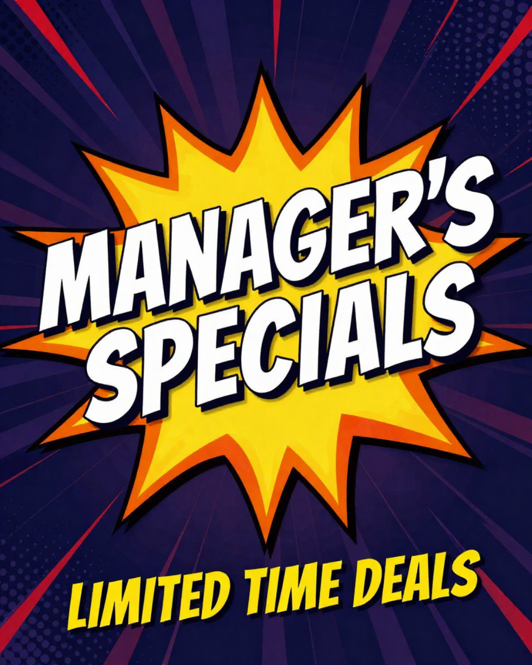 Manager Specials